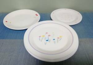 ★★『Corelle』&『Arcopal』《19㎝２枚・21.5㎝２枚・24㎝５枚　プレート全9枚》　☆USED☆ ★★