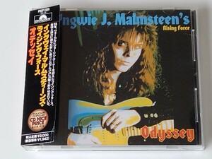 Yngwie Malmsteen's Rising Force / Odyssey 帯付CD POCP1886 88年様式美名盤4th,90年盤,Joe Lynn Turner,Heaven Tonight,Now Is The Time,