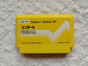 FC版 【 ピンボール 】 起動確認済み★ファミコンソフト カセット /送料 140円～