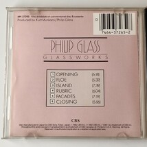 【輸入盤CD】フィリップ・グラス PHILIP GLASS/GLASSWORKS(MK37265)グラスワークス/マイケル・リーズマン MICHAEL RIESMAN/_画像3