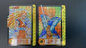  【究極博版】ドラゴンボールZ DBカードダス No.154・155 擬似角 コレクター放出品