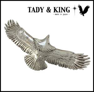 * records out of production * TADY&KINGtati& King silver SV all silver diamond custom middle Eagle pendant top charm necklace feather 