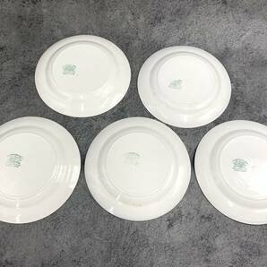 【 レトロ アンティーク 松村硬質陶器 平皿 5枚 】皿 プレート 食器 MTSUMURA THE IRONSTONE CHINA MATSUMURAの画像5