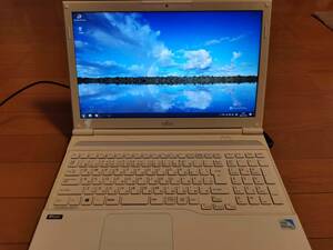 富士通 FUJITSU ノートパソコン LIFEBOOK AH42/J FMVA42JW 中古品