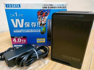 ★I・ODATA RAID対応4.0TBハードディスクHDC2-U4.0SB★2TB×2