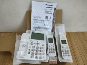 未使用★パナソニック デジタルコードレス電話機 子機1台 VE-GD78DL-W★パールホワイト②
