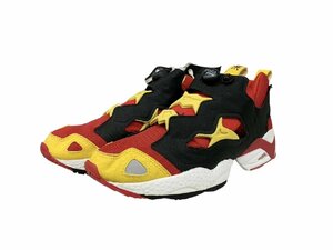 Reebok (リーボック) INSTAPUMP FURY スニーカー 1-39417 28cm US10 レッド×ブラック×イエロー×ホワイト メンズ/025