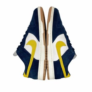 NIKE (ナイキ) DUNK LOW BY YOU ダンク ロー バイ ユー スニーカー AH7979-992 28.5cm US10.5 ネイビー×イエロー×ホワイト メンズ/028の画像4