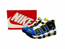 NIKE (ナイキ) AIR MORE UPTEMPO エアアップテンポ PEACE AND LOVE BASKETBALL DC1399-400 27.5 ブルー メンズ スニーカー /027_画像8