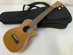 サ5489M★アストリアス　ASTURIAS　ソロウクレレ　Solo Ukulele　マホガニー　Mahogany　全長約59ｃｍ★