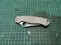 Spyderco チタンハンドル 。スパイダルコ 登山 釣り キャンプ ブッシュクラフト クマ対策 護身用 狩猟 鹿狩 猪狩 熊狩_画像1