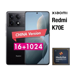 【クーポン4000円引】【新品】Xiaomi Redmi K70E 16G/1T ブラック 特盛モデル