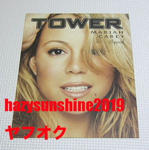 マライア・キャリー MARIAH CAREY JAPAN タワレコ TOWER RECORDS PROMO FLYER チラシ CHARMBRACELET チャームブレスレット