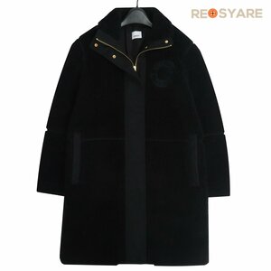  прекрасный товар BURBERRY Burberry 8046581 GRAPHIC LOGO FLEECE PARKA COAT графика Logo боа флис Parker Zip выше пальто 46128