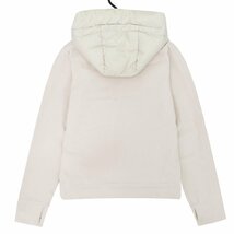 美品 モンクレール グルノーブル MAGLIA CARDIGAN ナイロン フリース 異素材MIX ダウン ジップアップ ジャケット パーカー 45552_画像2