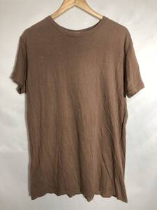  America army the truth thing Brown (TAN) inner T-shirt secondhand goods 