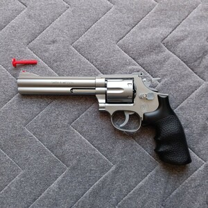 Crown Model, Smith &amp; Wesson, M686, 357 Magnum [6 дюймов] Использование серебра, совершенно новый неиспользованный предмет, 10 запретов [BB Bullet.