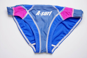 A-SURF/SURF BLADE 競パン ブルー×ブルー×ピンク Sサイズ RQ-632型 検索／競パン arena mizuno SPEEDO AQUX