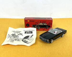 ●希少 Tekno Mercedes Benz 230 SL 928 Mini Car Denmark テクノ メルセデスベンツ ミニカー ブラック 箱 印刷物 デンマーク●