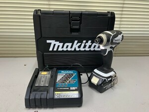 ★2312A14★使用少！makita マキタ 充電式インパクトドライバー 本体XDT04 充電器DC18RC バッテリー1個 18V 3.0Ah USED品現状にて★