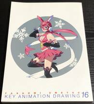 【絶版！希少！コンディション良好！】YASUOMI UMETSU KEY ANIMATION DRAWING 16 / しし座流星軍【レターパック各種対応】_画像2