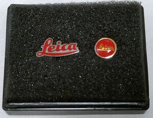 ピンズ　ライカ　ロゴ 2種類　Leica　ピンバッジ ピンバッチ カメラ