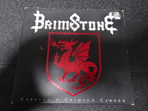 BRIMSTONE（ブリムストーン）「CARVING A CRIMSON CAREER」1999年輸入盤NUCLEAR BLAST NB 27361 6427-2