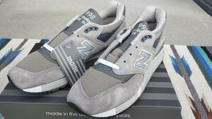  очень редкий .USA производства GR нет M998 New Balance US8.5 26.5cm не использовался новый товар America производства американский производства серый замша NB Made In The USA