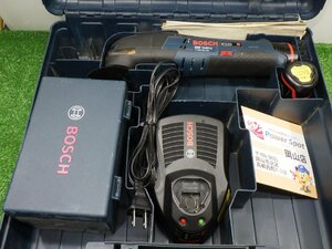 木材やプラスチックの切断★BOSCH バッテリーカットソー 10.8V GMF10.8V-LI 充電器・バッテリー2個・ケース付 工具 ボッシュ 中古品 231212