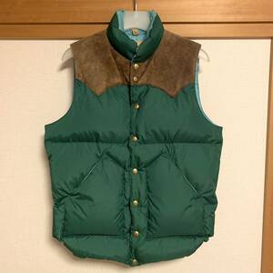 Rocky Mountain Featherbed ダウンベスト 38 グリーン