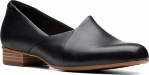  бесплатная доставка Clarks 24cm Flat черный чёрный кожа кожа балет Loafer soft стелька спортивные туфли формальный туфли без застежки AC56