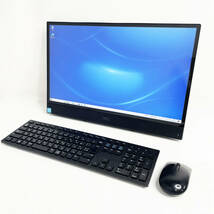 中古☆DELL デスクトップパソコン Inspiron 22-3277 黒 Win10Home Pentium4415U メモリ8GB HDD1TB タッチパネル AIO 動作良好 送料無料_画像1