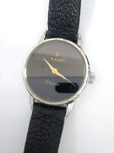 USED品 RADO ラドーエレガンス Elegance 腕時計 手巻き 黒文字盤 現状品