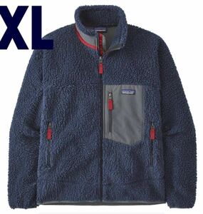 【送料無料】 新品 パタゴニア レトロx 22年度モデル ネイビー レッド 希少XLサイズ Patagonia Mens Classic Retro-X New Navy /Wax Red