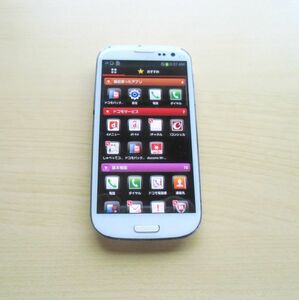 docomo NEXT series GALAXY S III SC-06D　ホワイト　サムスン電子