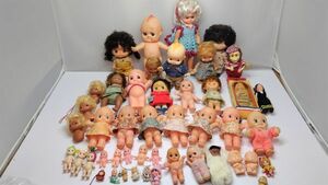 【昭和レトロ】大量人形セット　キューピー他　　現状ジャンク品