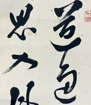 ［真作］小川平吉「二行書」紙本 書 合箱 掛軸 明治〜昭和期の政治家 衆院議員(政友会) 司法相 鉄道相 号は射山 Ｈ112402_画像6