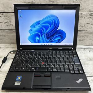 【中古品】Lenovo X201 ThinkPad ノートパソコン Windows 11 Pro Core i5 M520 12.1インチ 4GBメモリ 無線LAN 初期化済 3249-NW7