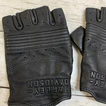 【中古品】Harley-Davidson Oakbrook 指なしレザーグローブ Mサイズ 98143-22VM グローブ 手袋 ハーレーダビッドソン ハーレー 指ぬき_画像3