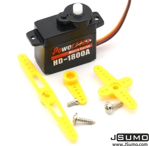 *PowerHD 8g/1.7kg-cm HD-1800A servo 