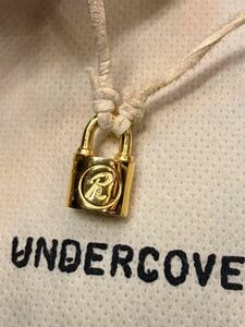 即決/送料無料/美中古UNDERCOVER アンダーカバー /パドロックチョーカー/ 南京錠/シドチェーン /ネックレス /箱袋あり/p.GOLD