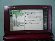 CASIO カシオ EX-word DATAPLUS6 XD-D4800 電子辞書★動作品_画像3