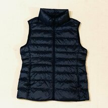 美品　UNIQLO　ユニクロ　LIGHT WEIGHT DOWN　軽量 ダウン ベスト　ブラック/黒　L_画像5