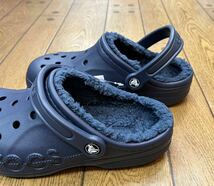 【新品】26cm ボア付き クロックス バヤ ラインド クロッグ ネイビー crocs_画像3