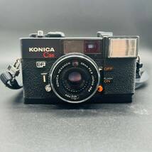 KONICA C35 EF KONICA HEXANON 38㎜ F2.8 JAPAN 46 フィルムカメラ カメラ コンパクト 黒ボディ ブラックボディ 光学機器 趣味 行楽 6940_画像2