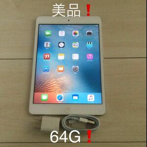 【美品】充電器付き Apple iPad mini 64G Wi-Fi