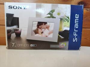 【中古動作確認品】 SONY　デジタルフォトフレーム　S-Frame　DPF-E73