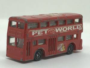 つ6★ トミカ ミニカー ロンドンバス 2階建てバス PET WORLD SINCE 1985 No.95