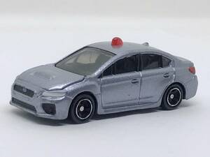 つ8★トミカ ミニカー スバル WRX STI 2015 覆面パトカー仕様 シルバー ワイドホイール 1/62 No.112 B