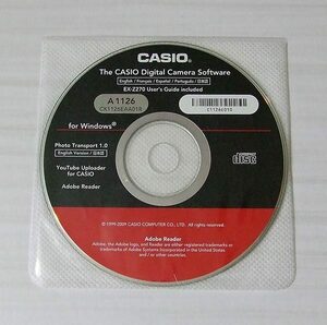 カシオ CASIO Digital Camera Software A1126 CD-ROM